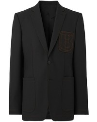 Burberry Tb Monogram Tailored Wool Jacket