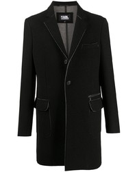 Karl Lagerfeld Virgin Wool Mix Blazer Coat