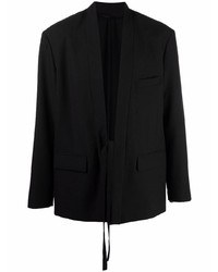 Ambush Wool Kimono Blazer Jacket Black No Color