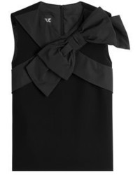 Moschino Boutique Virgin Wool Top With Bow