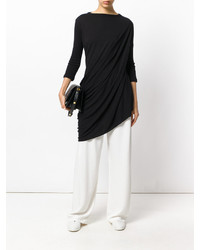 Rick Owens Lilies Draped Longline Top