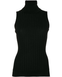 Maison Margiela Ribbed Roll Neck Top