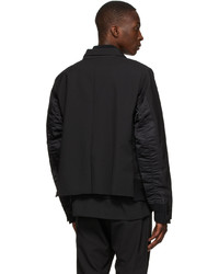 Sacai Black Polyester Jacket
