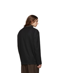 Lemaire Black V Neck Jacket