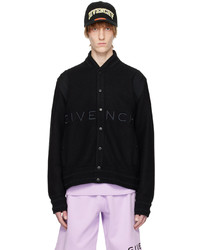 Givenchy Black Varsity Bomber Jacket