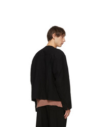 Tanaka Black Wool Unfinished Jacket