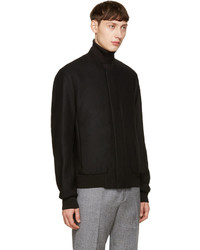 Paul Smith Ps By Black Wool Bomber Jacket