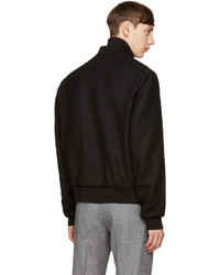 Paul Smith Ps By Black Wool Bomber Jacket