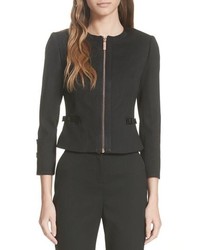 Ted Baker London Ted Working Title Nad Cropped Textured Jacket
