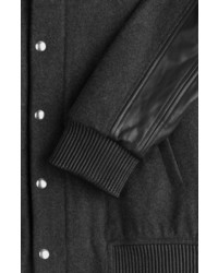IRO Wool Bomber Jacket With Leather