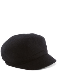 Black Wool Cap