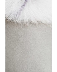 Eugenia Kim Bo Genuine Fox Fur Pom Cap