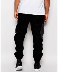 Asos Brand Slim Joggers With Cargo Pockets In Harris Tweed