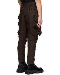 Julius Brown Gas Mask Cargo Pants