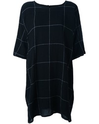 Black Wool Casual Dress