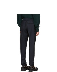 Acne Studios Acne S Navy Wool Mohair Ryder Trousers
