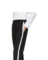 Helmut Lang Black Band Pull On Trousers