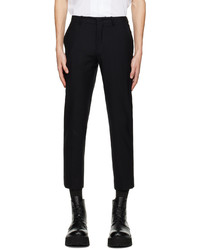 Solid Homme Black Basic Tapered Trousers