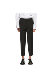 Wooyoungmi Black Carrot Fit Cropped Trousers