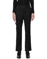 The World Is Your Oyster Black Cinch Trousers