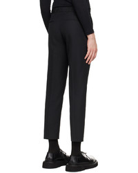 LGN Louis Gabriel Nouchi Black Classic Tailored Trousers