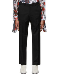Thebe Magugu Black Crepe Trousers