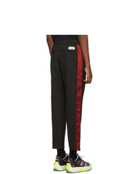 Kenzo Black Cropped Sideband Trousers