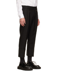 Wooyoungmi Black Cropped Trousers