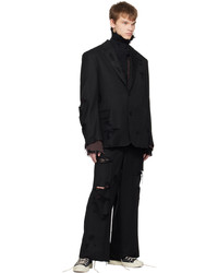 Doublet Black Destroyed Trousers