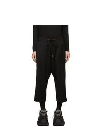 D.gnak By Kang.d Black Double Piping Trousers