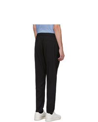 Ps By Paul Smith Black Drawcord Trousers
