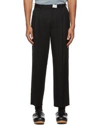 Magliano Black Elastic Cropped Trousers