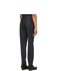 Isabel Marant Black Faded Slimy Trousers