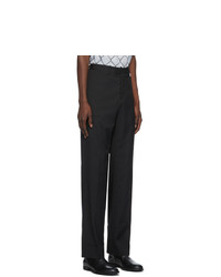 Off-White Black Formal Trousers