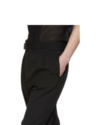Saint Laurent Black High Waisted Trousers