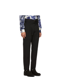 Bed J.W. Ford Black High Waisted Trousers