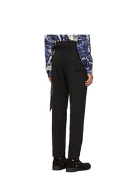 Bed J.W. Ford Black High Waisted Trousers