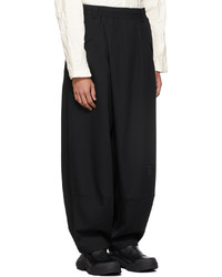 NAMESAKE Black Lamar Carrot Wide Trousers