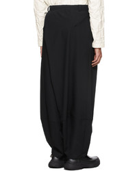 NAMESAKE Black Lamar Carrot Wide Trousers