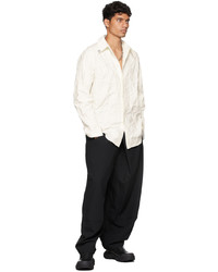 NAMESAKE Black Lamar Carrot Wide Trousers