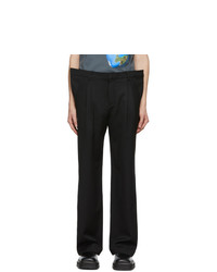 Ader Error Black Oversize Front Wire Trousers