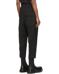 Rick Owens Black Paper Astaires Trousers