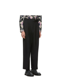 Dries Van Noten Black Phoenix Bis Trousers, $356 | SSENSE | Lookastic