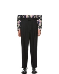 Dries Van Noten Black Phoenix Bis Trousers