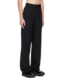 Botter Black Pleated Trousers
