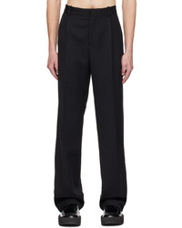 Botter Black Pleated Trousers