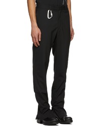 Heliot Emil Black Polyester Trousers