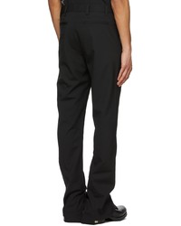 Heliot Emil Black Polyester Trousers