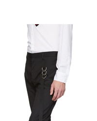 DSQUARED2 Black Side Tape Ring Cool Guy Trousers