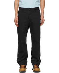Stone Island Shadow Project Black Straight Trousers